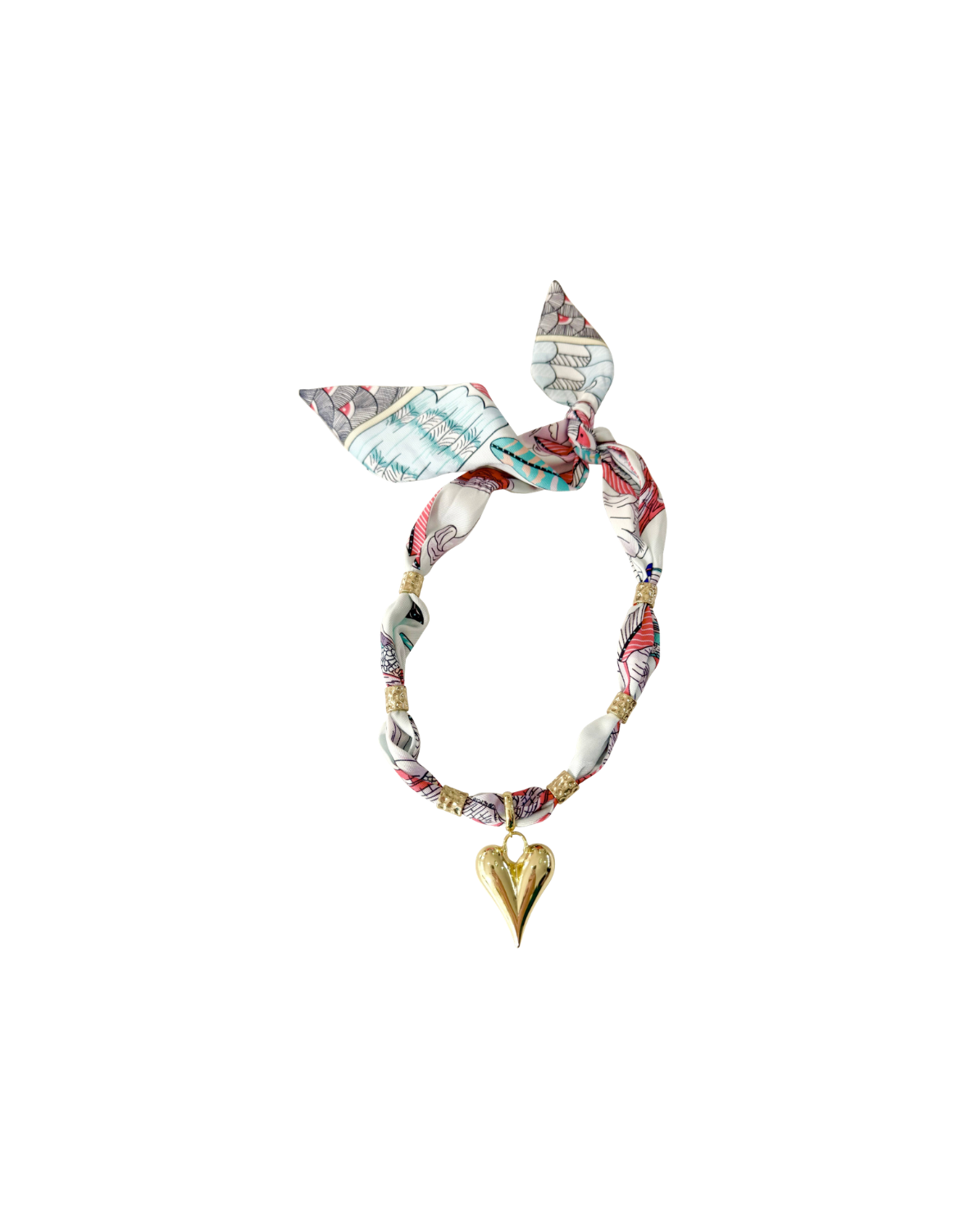 Palm Scarf Necklace