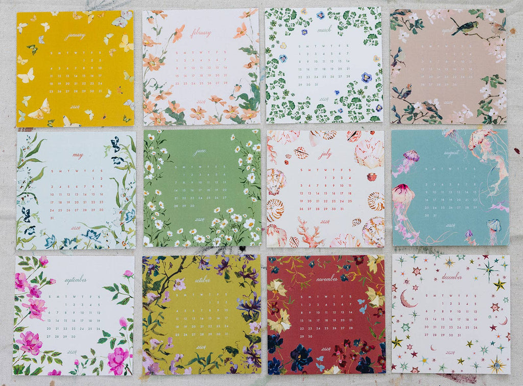 2026 Calendar in the Mariposa Box
