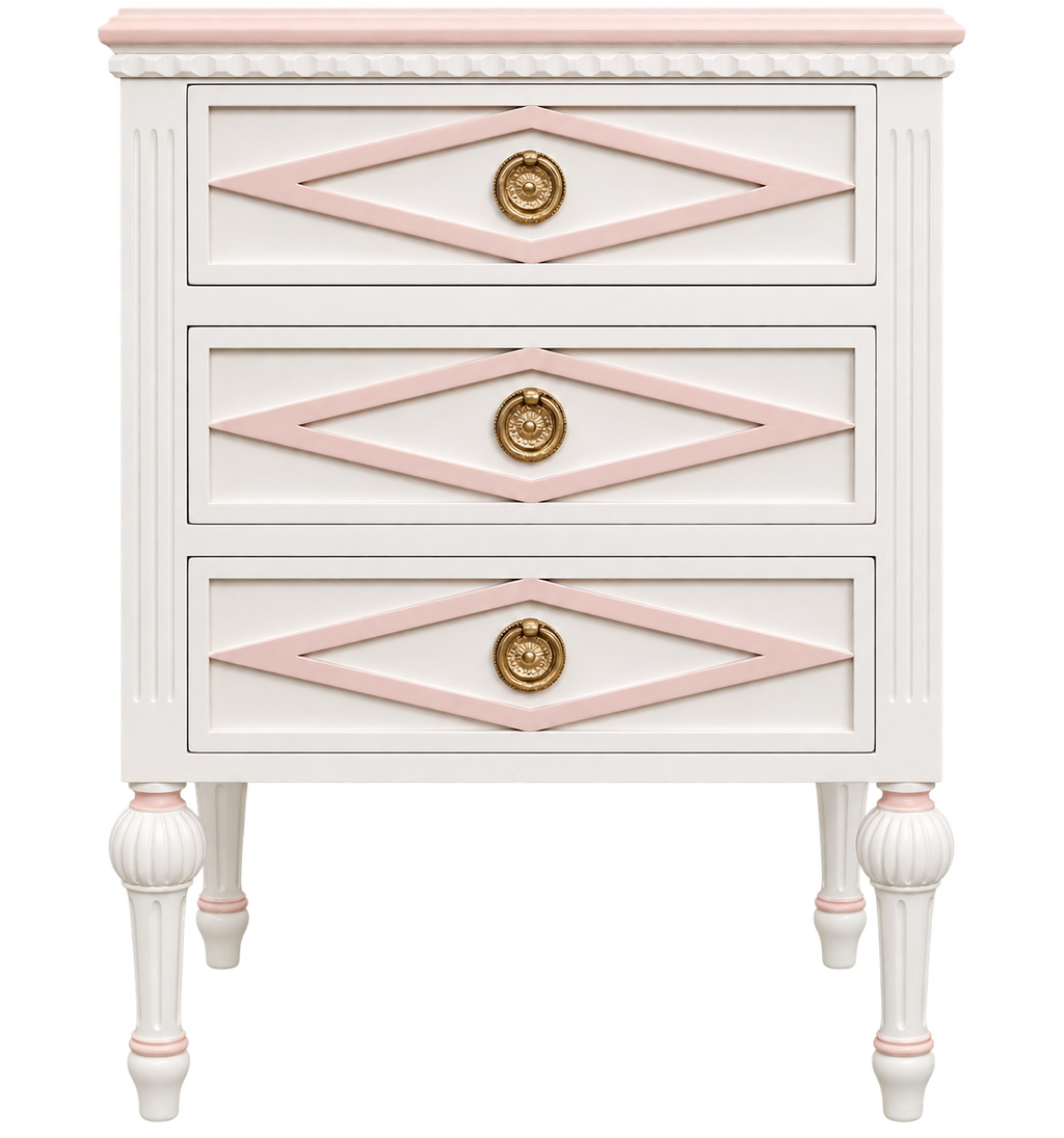 Swedish Nightstand - Ballerina Legs