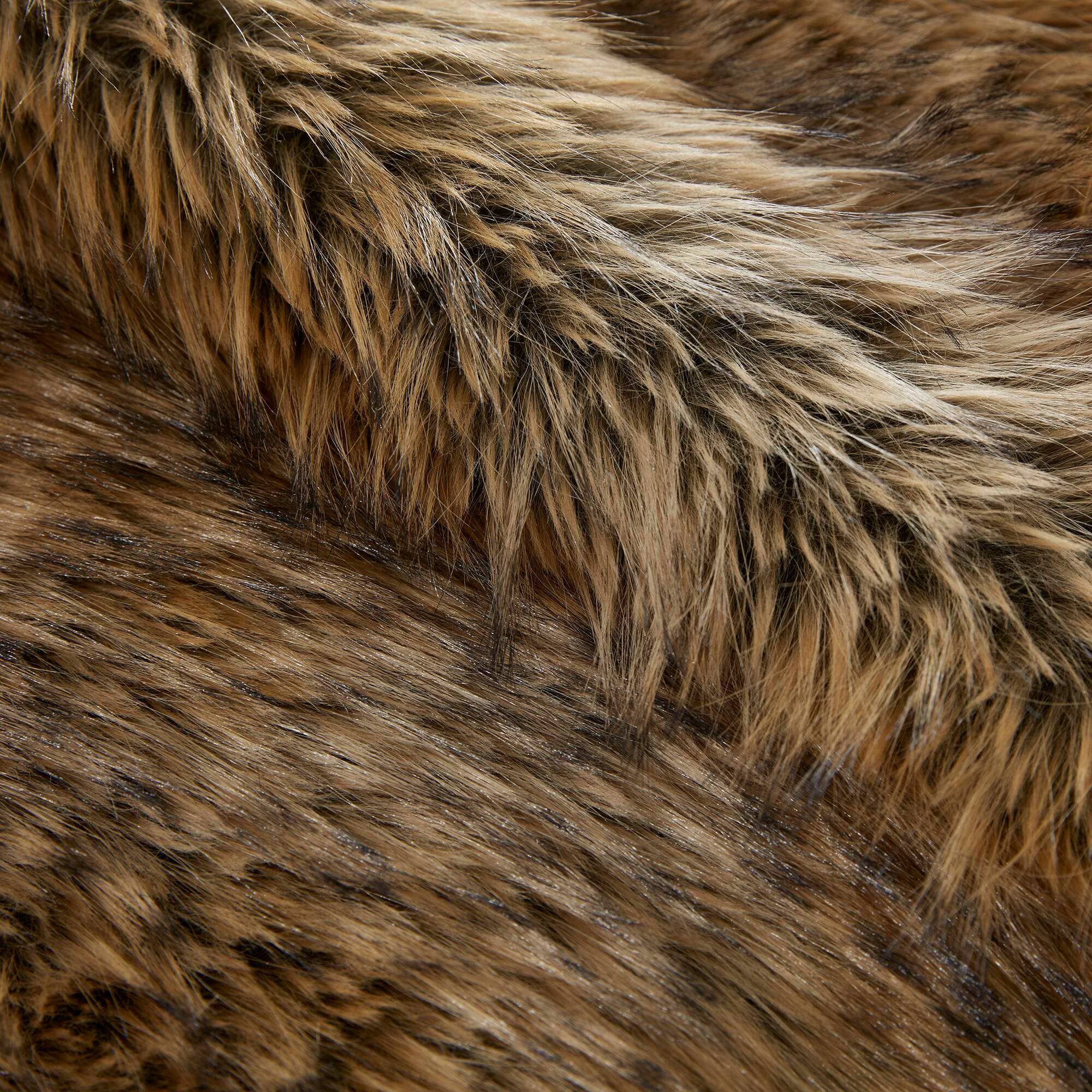 Animal Print Inspired Faux Fur Throw Blanket, Bobcat