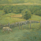 Scenic Spring Landscape  Painting Print on Canvas