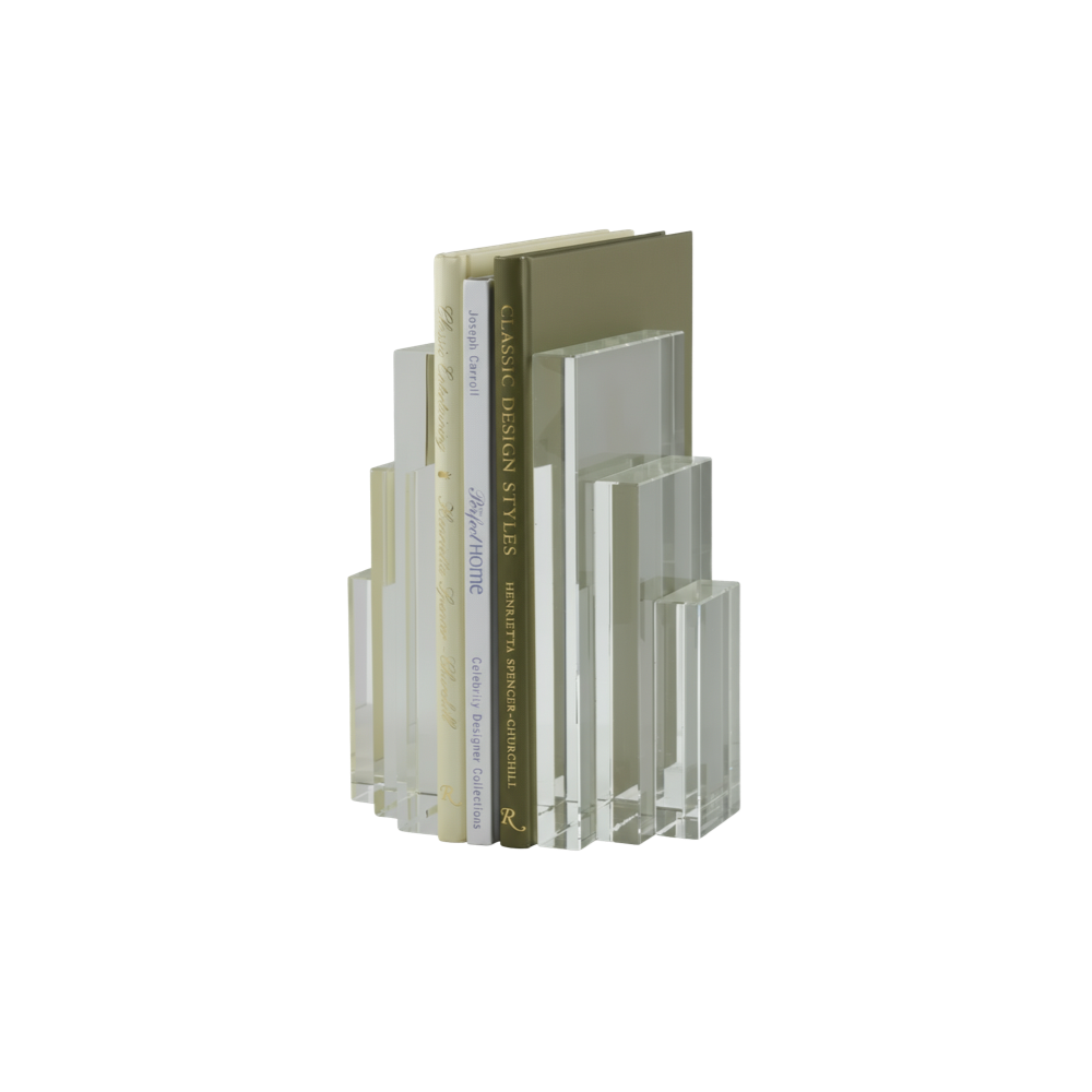 Pair of Crystal Bookends