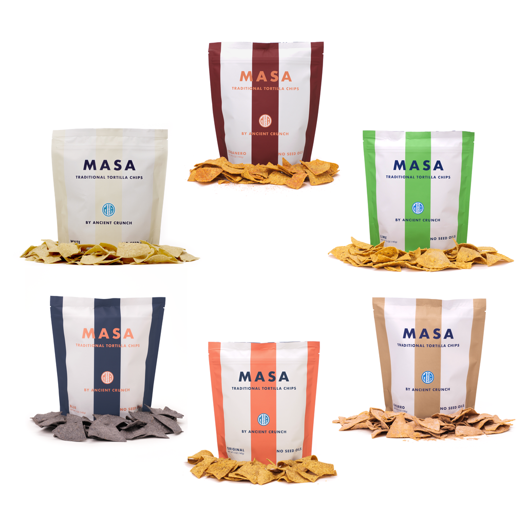 MASA Chips, Flavor Bundle, 5oz Bag Case