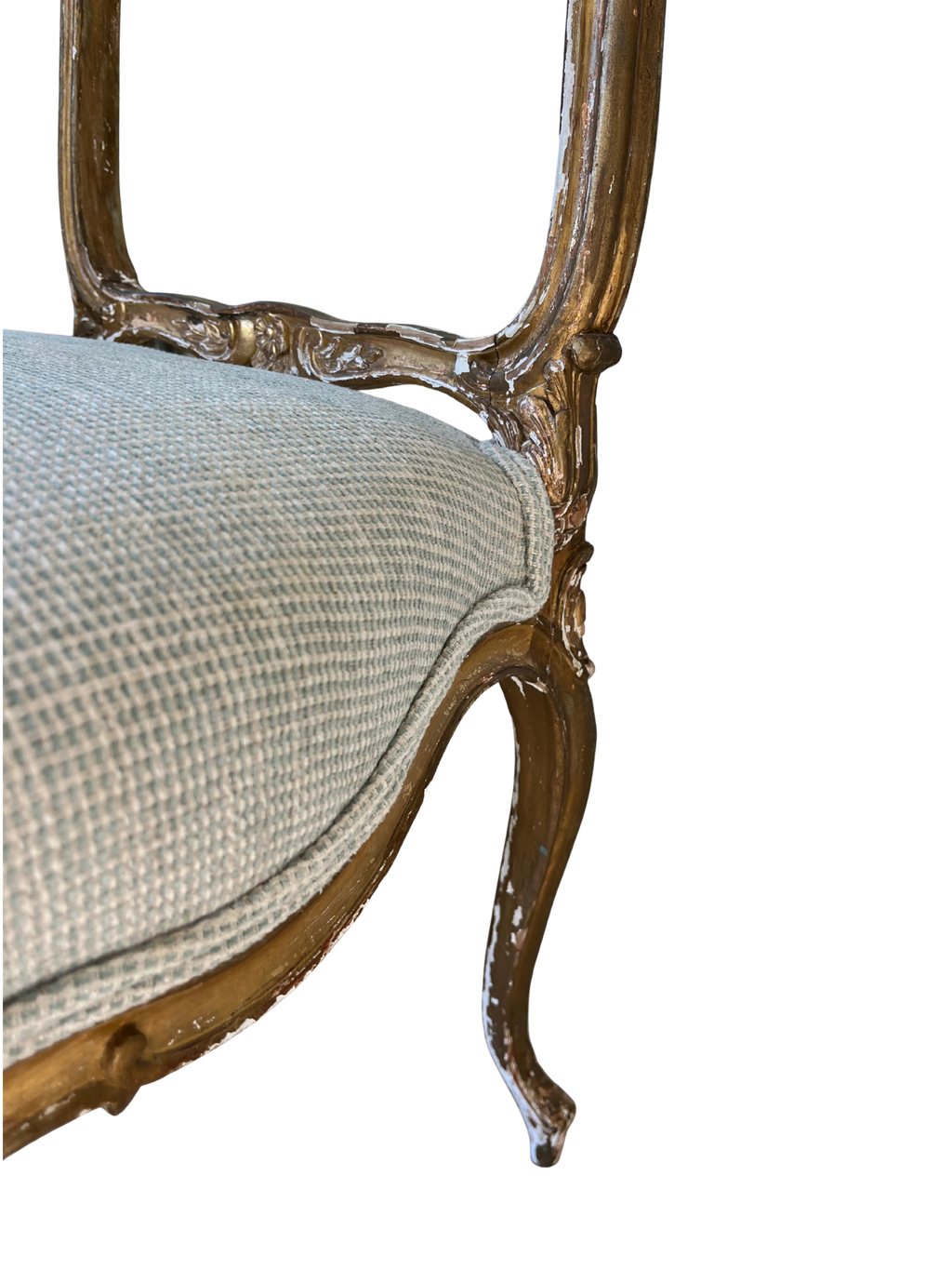 Louis XV Gilded Garden Motif Chair – August Interiors Studio