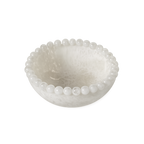 Modern Pop White Beaded Rim Bowl