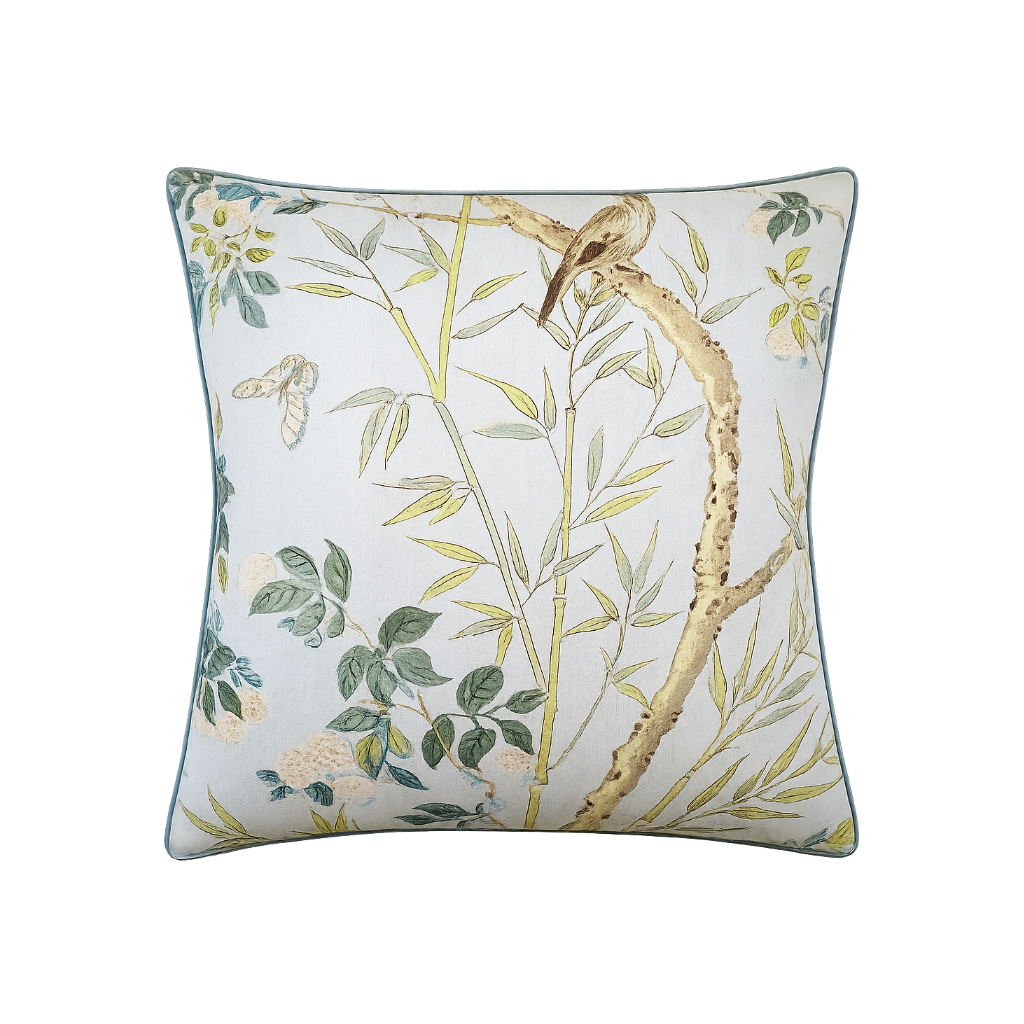 Claire Pillow in Blue Spa