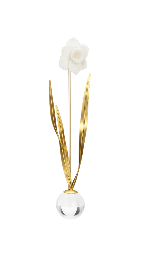 Decorative Daffodil on Stand