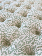 Custom Round 48" Tufted Ottoman