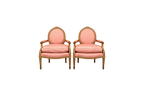 Pair of French Louis XVI Style Armchairs