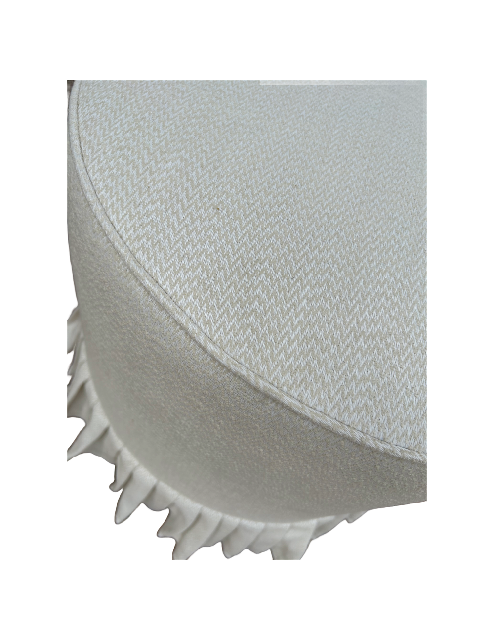 Felicity Skirted Swivel Ottoman