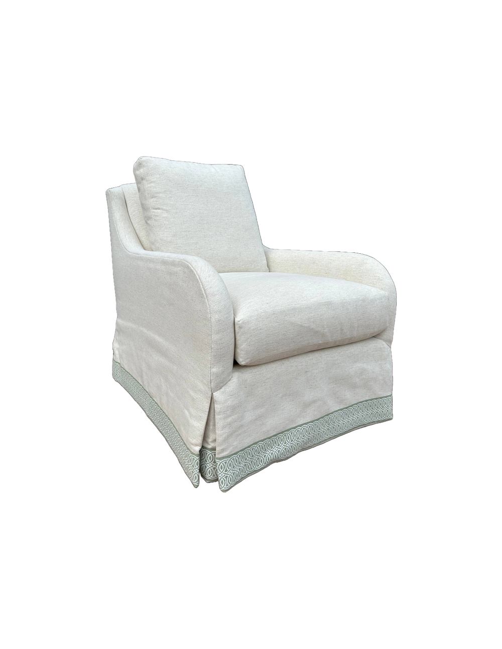 Lutz Skirted Swivel Chair