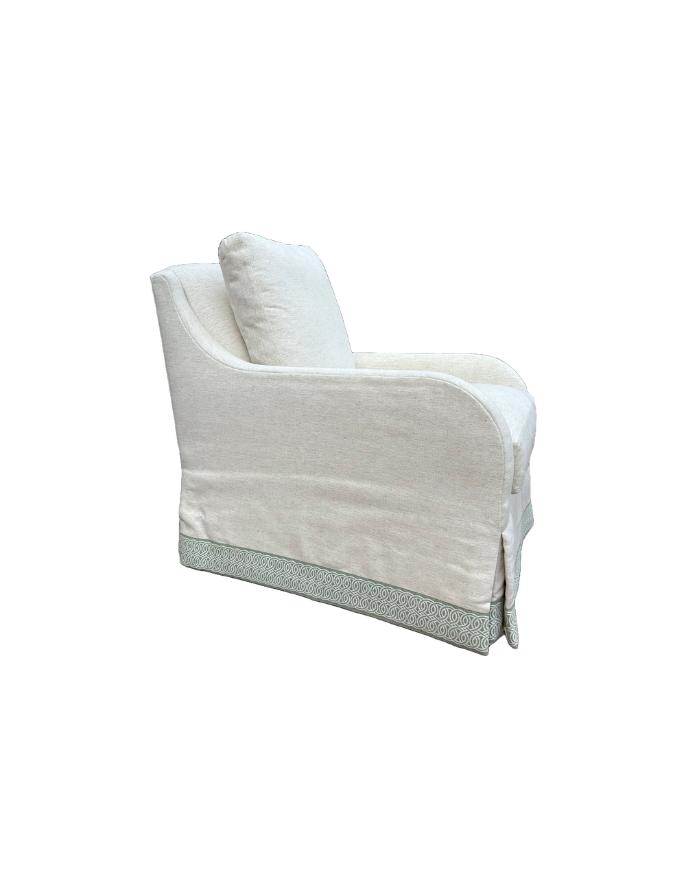 Lutz Skirted Swivel Chair