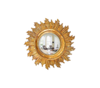 Gold Leaf Sunburst Mirrors