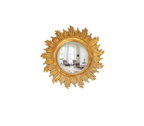 Gold Leaf Sunburst Mirrors