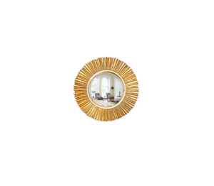 Gold Leaf Sunburst Mirrors