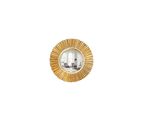 Gold Leaf Sunburst Mirrors