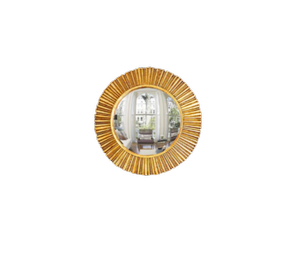 Gold Leaf Sunburst Mirrors