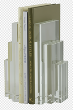 Pair of Crystal Bookends