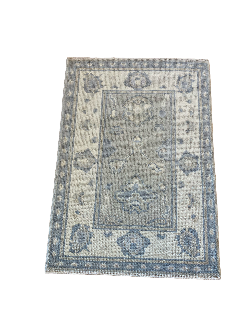Turkish Oushak Rug 2'2" x 3'