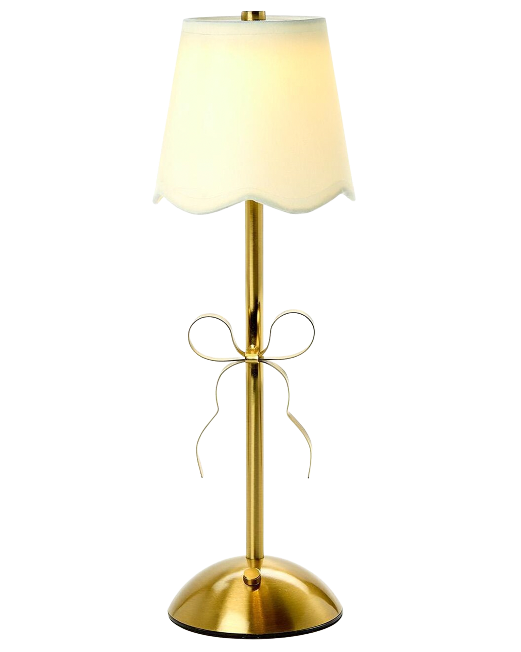 Mini Gold Lamp with Bow