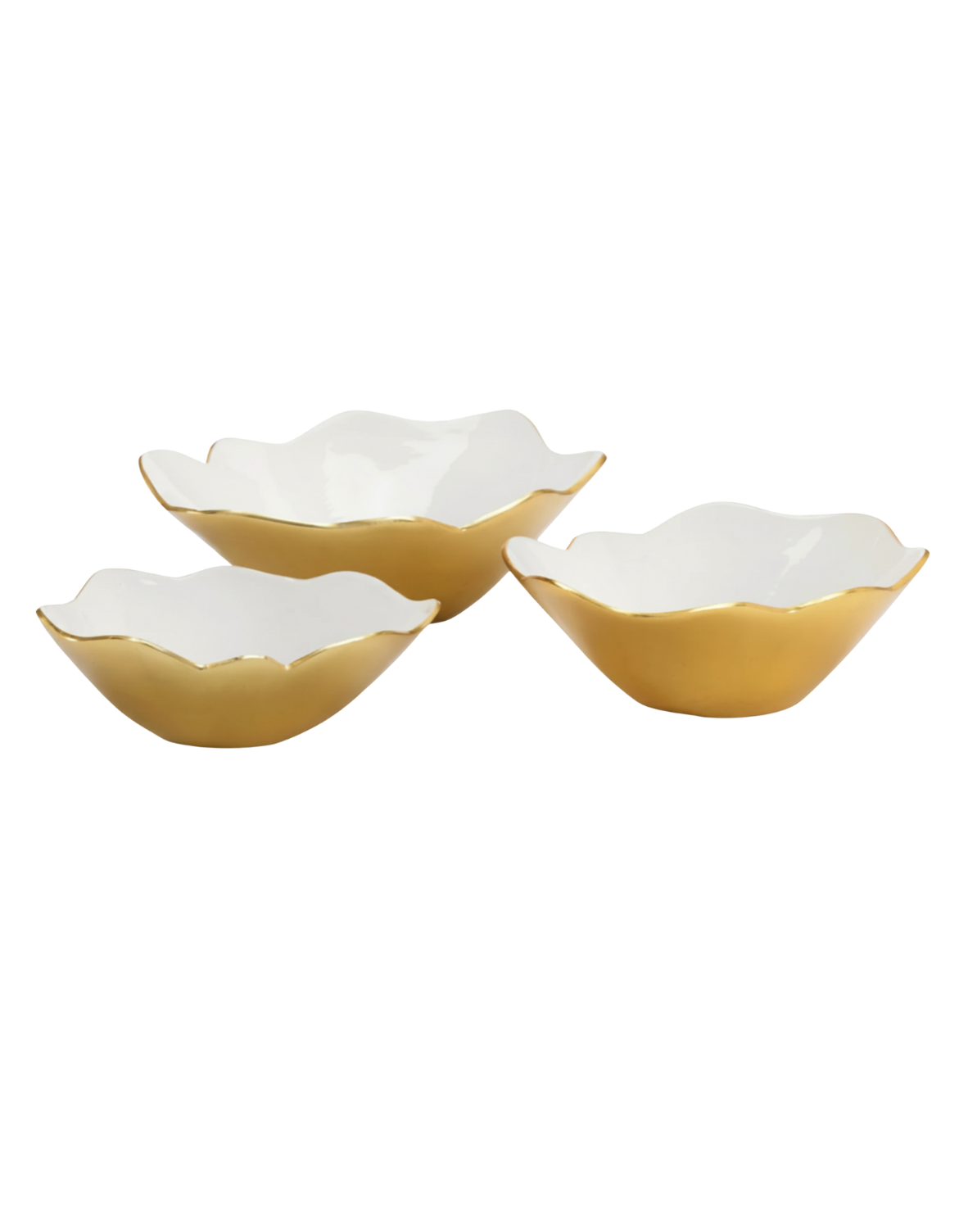 White Enameled Bowl