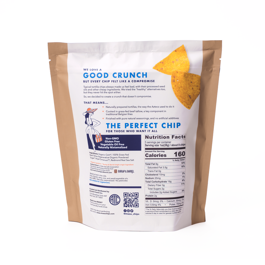 MASA Chips, Flavor Bundle, 5oz Bag Case