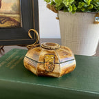 Antiqued Primitive Bone Storage Box | Desktop accessories