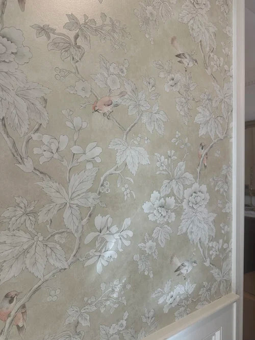 Chiswick Grove Gold Wallpaper