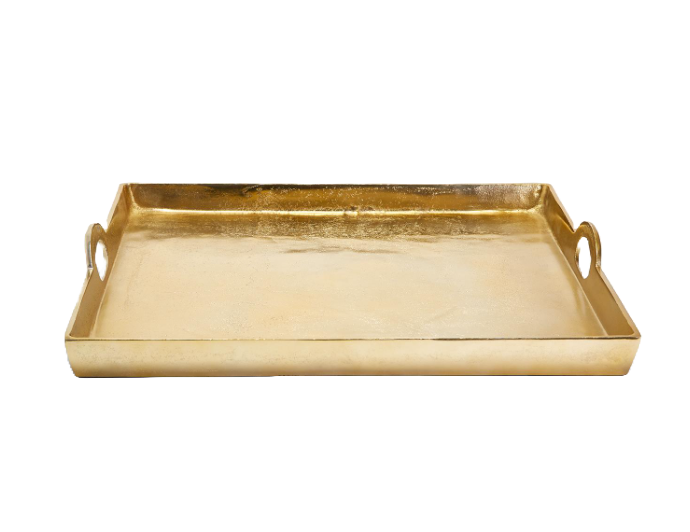 Gold Decorative Square Tray