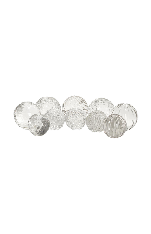 Small Hand Cut Glass Paperweights